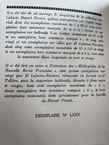 Autour de soixante lettres de Marcel Proust.
