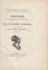Discours prononcés dans la séance publique tenue par l'Académie Française, pour la réception de M. Alfred de Musset, le 27 mai 1852.. MUSSET (Alfred ...