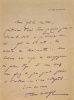 Une lettre autographe signée et une carte autographe signée adressées à Jules Claretie.. WOLFF (Pierre).