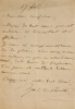 Deux lettres autographes signées adressées à Jules Claretie.. BORNIER (Henri de).