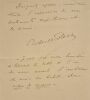 Une lettre autographe signée adressée à Jules Claretie. . FLERS (Robert de).