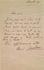 Réunion de trois lettres autographes signées adressées à Jules Claretie. . LAVEDAN (Henri).