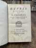 Oeuvres diverses. . THOMAS (Antoine Léonard).