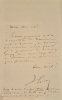 4 billets autographes signés adressés à Jules Claretie. . SARDOU (Victorien).