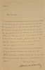 Une lettre, un billet et une carte de visite autographes signés adressés à Jules Claretie. . SILVESTRE (Armand).