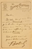 Lettre autographe signée adressée à Jules Claretie. . BOTREL (Théodore).