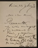Billet autographe signé adressé à Jules Claretie. . CLADEL (Léon).