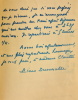 Lettre autographe signée adressée à Jules Claretie. . DECOURCELLE (Pierre).