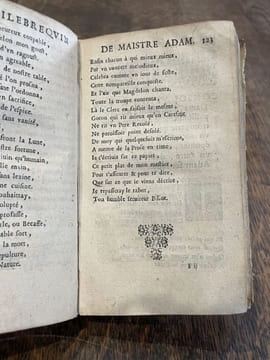 Le Vilebrequin de Me Adam, menuisier de Nevers. Contenant toutes sortes de poësies gallantes, tant en sonnets, épistres, épigrammes, élégies, ...