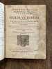 Johannis Nicolai (...) Tractatus de siglis veterum omnibus elegantioris literaturae amatoribus utilissimus, in quo continentur, quae ad ...