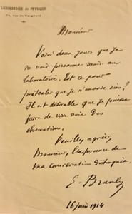 Lettre autographe signée.