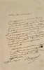 Lettre autographe signée adressée à Alfred Firmin-Didot.. BECQUEREL (Antoine).