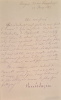 Lettre autographe signée adressée à son éditeur. . BAZIN (René).