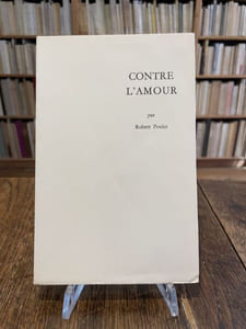 Contre l'amour. Essai.
