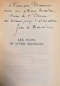 Les Paons et autres merveilles. Préface de Jacques Delamain.