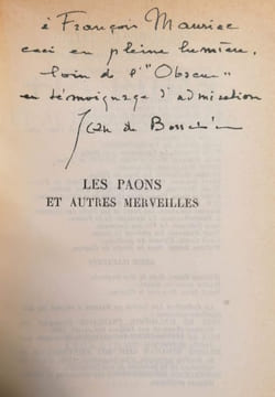 Les Paons et autres merveilles. Préface de Jacques Delamain.. BOSSCHERE (Jean de).
