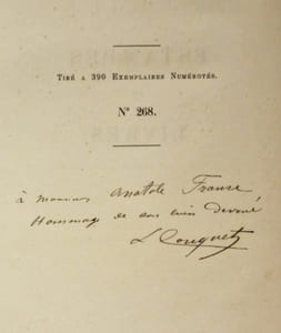 Estampes et livres. 1872-1892.