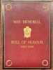 The Unveiling of the Stock Exchange War Memorial by the Earl of Balfour, K.G., O.M., 27th October, 1922. . GUERRE 1914-1918].