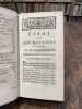 L'onanisme : dissertation sur les maladies produites par la masturbation. [Reli&eacute; &agrave; la suite :] La nymphomanie, ou Trait&eacute; de la fureur ut&eacute;rine.. TISSOT ...