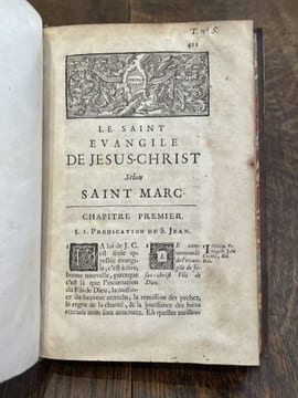 Le Nouveau Testament en françois, avec des réflexions morales sur chaque verset, pour en rendre la lecture plus utile, & la méditation plus aisée.. ...