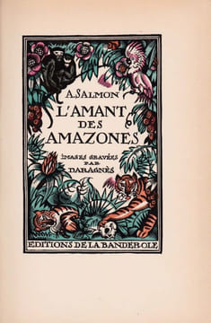 L'Amant des Amazones. Images gravées par Daragnès. . SALMON (André).