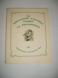 La philisophie. La conversion d'Alceste. Poèmes.