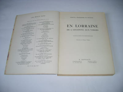 En Lorraine. De l'Argonne aux Vosges.