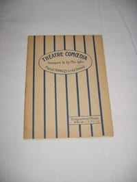 Une poule de luxe. Programme du Théâtre Comoedia.
