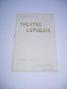 Une poule de luxe. Programme du Théâtre Comoedia.