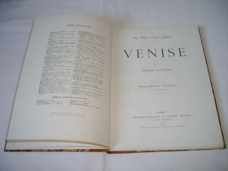 Venise.. GUSMAN (Pierre)