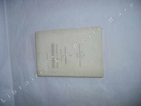 Contes persans. Bibi-Scharabani - Les Khaz-Pouches.. RAFFI (pseudonyme de Hakob Mélik Hakobian)