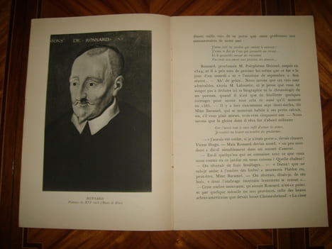 Anniversaires : RONSARD 1524 - 1585.. DEREME (Tristan)