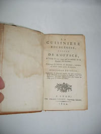 La cuisinière bourgeoise, suivi de l'office, à l'usage de tous ceux qui se mêlent de la dépense des maisons ; contenant la manière de disséquer, connoître et servir toutes sortes de viandes.