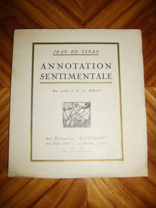 Annotation sentimentale.