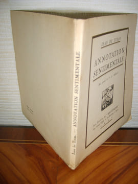 Annotation sentimentale.. TINAN (Jean de)