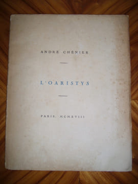L'Oaristys.. CHENIER (André)