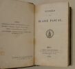 Pensées.. PASCAL (Blaise)