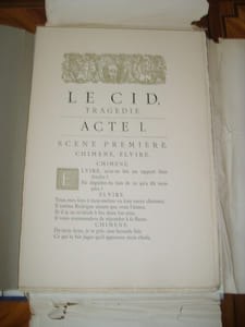 Le Cid. Tragédie.