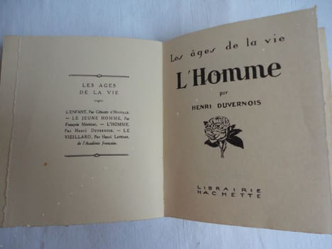 Les âges de la vie : L'homme.. DUVERNOIS (Henri)