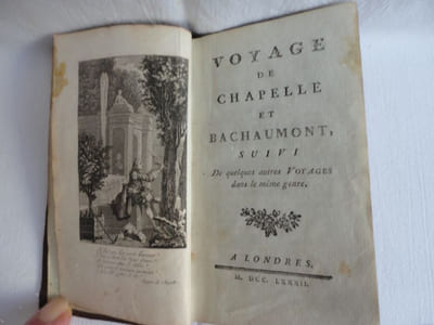 Voyage de Chapelle et Bachaumont, suivi de quelques autres voyages dans le même genre. - Poésies de Sapho, suivies de différentes poésies dans le même genre.