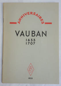 Anniversaires : VAUBAN 1633 - 1707.