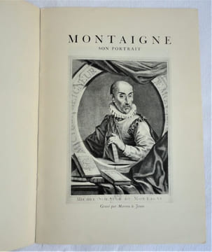 Anniversaires : MONTAIGNE 1533 - 1592.. JALOUX (Edmond)