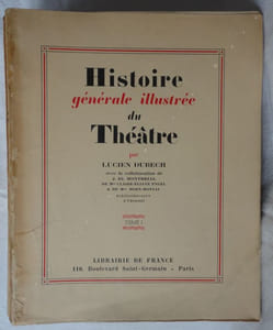 Histoire générale illustrée du théâtre. En 5 tomes.