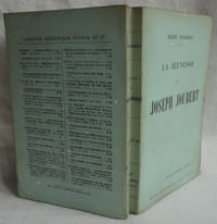 La jeunesse de Joseph Joubert.