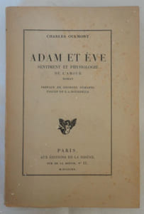 Adam et Eve. Sentiment et physiologie de l'amour.