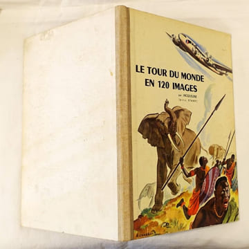 Le tour du monde en 120 images par Jacqueline (p. c. c. Stany).. [Chocolat MENIER]