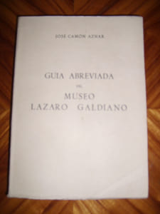 Guia abreviada del Museo Lazaro Galdiano.