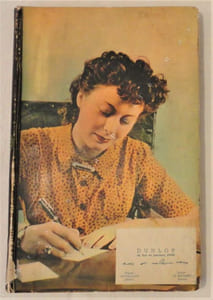 Agenda Dunlop 1939.