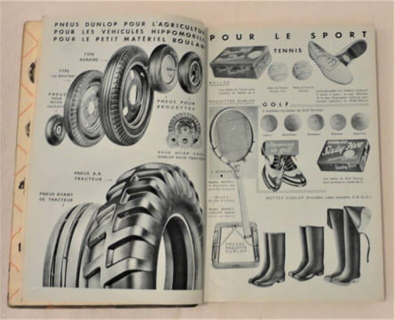 Agenda Dunlop 1939.. [DUNLOP]