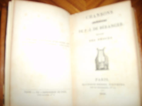 Chansons inédites, suivies des Procès. . BERANGER (Pierre-Jean de)